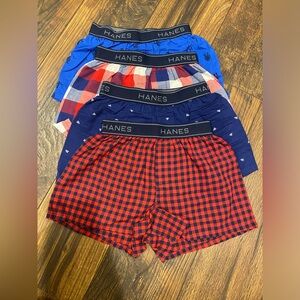 NWOT Hanes boys boxer briefs comfort waistband size small